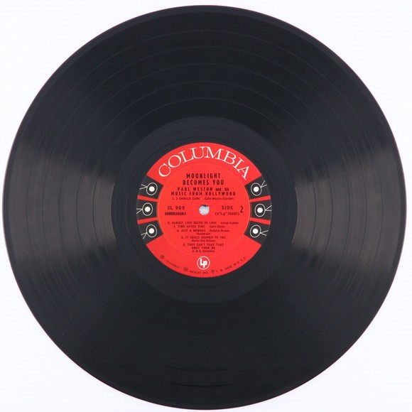 Paul Weston Hollywood Music Moonlight Becomes You 1956 Mono 12" LP Record CL 909 - Picture 15 of 16